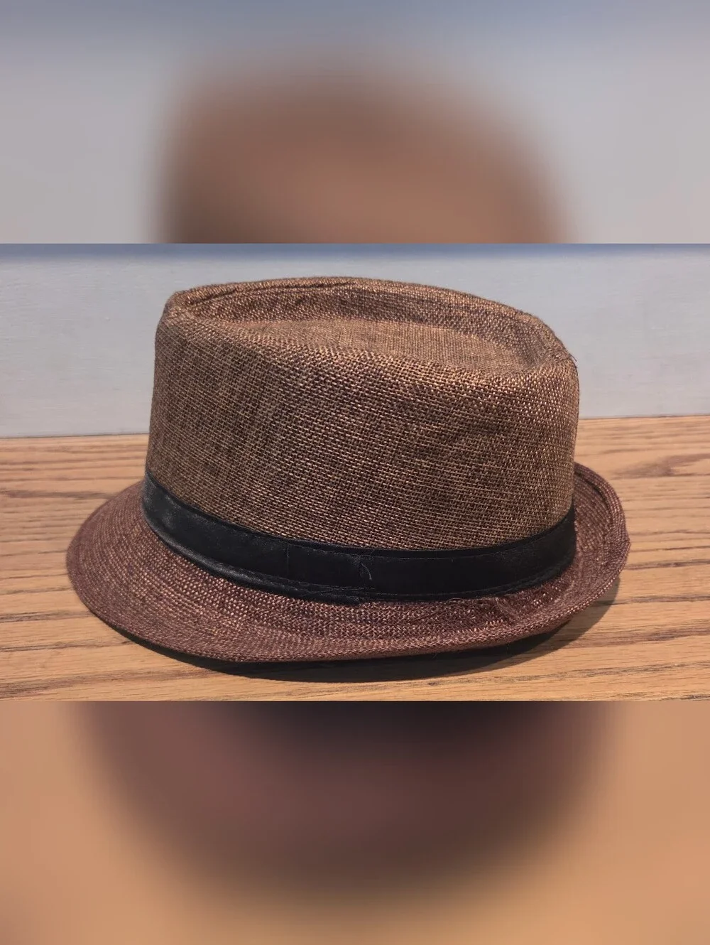 Hat - Boys - Size: Youth - Fedora - Straw - Brown
